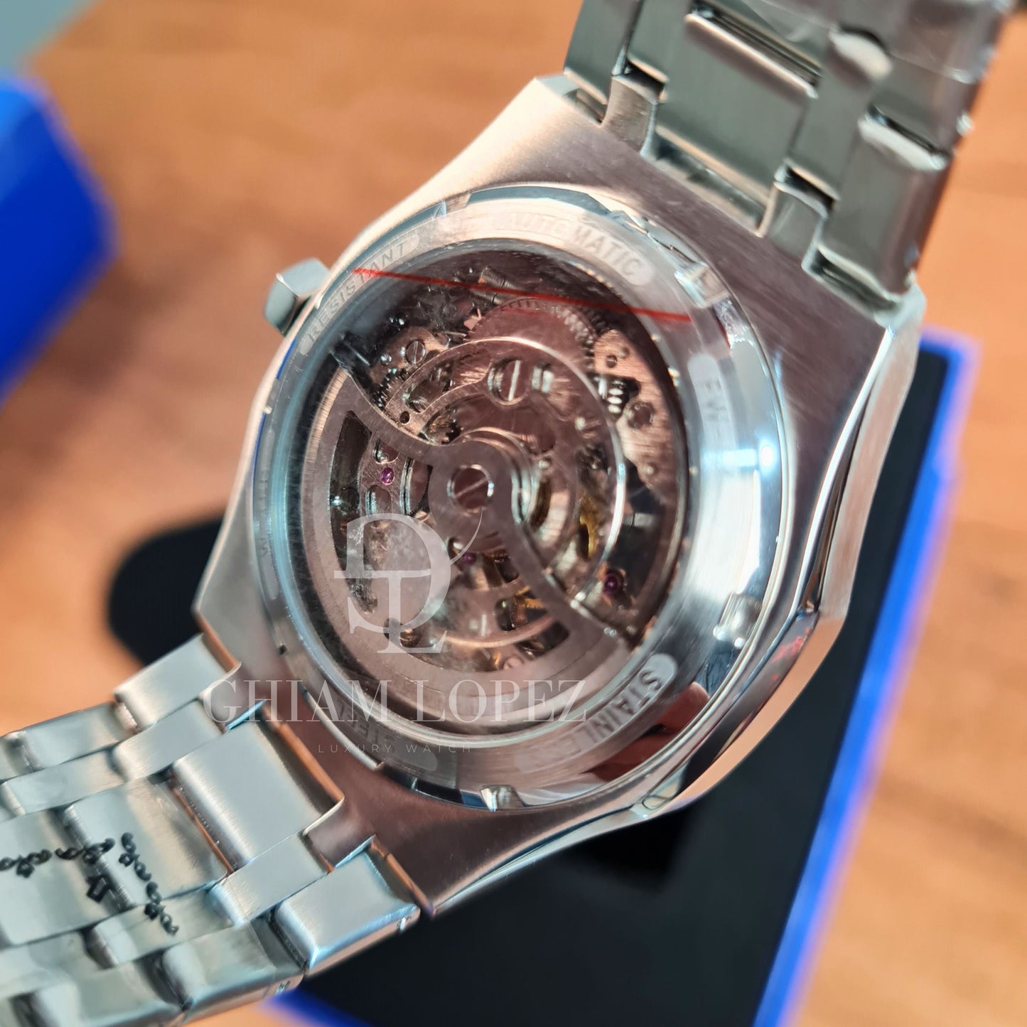 Reloj Automático MARK FAIRWHALE MYSTIC INOX- Plata Azul