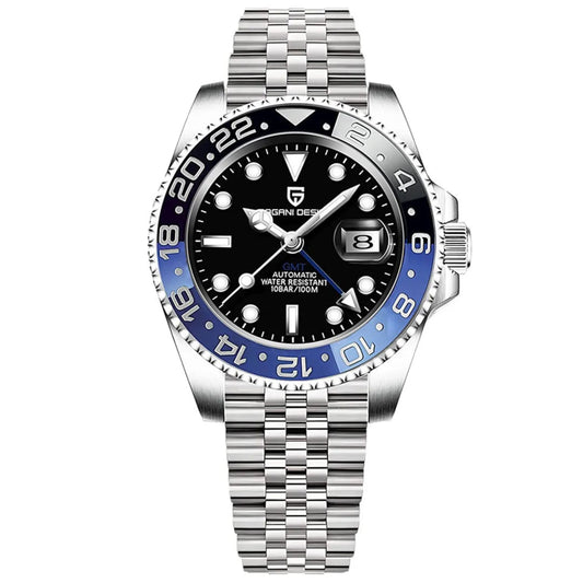 Reloj Automático PAGANI DESIGN GMT MASTER Jubilee, PD-1662 - Batgirl