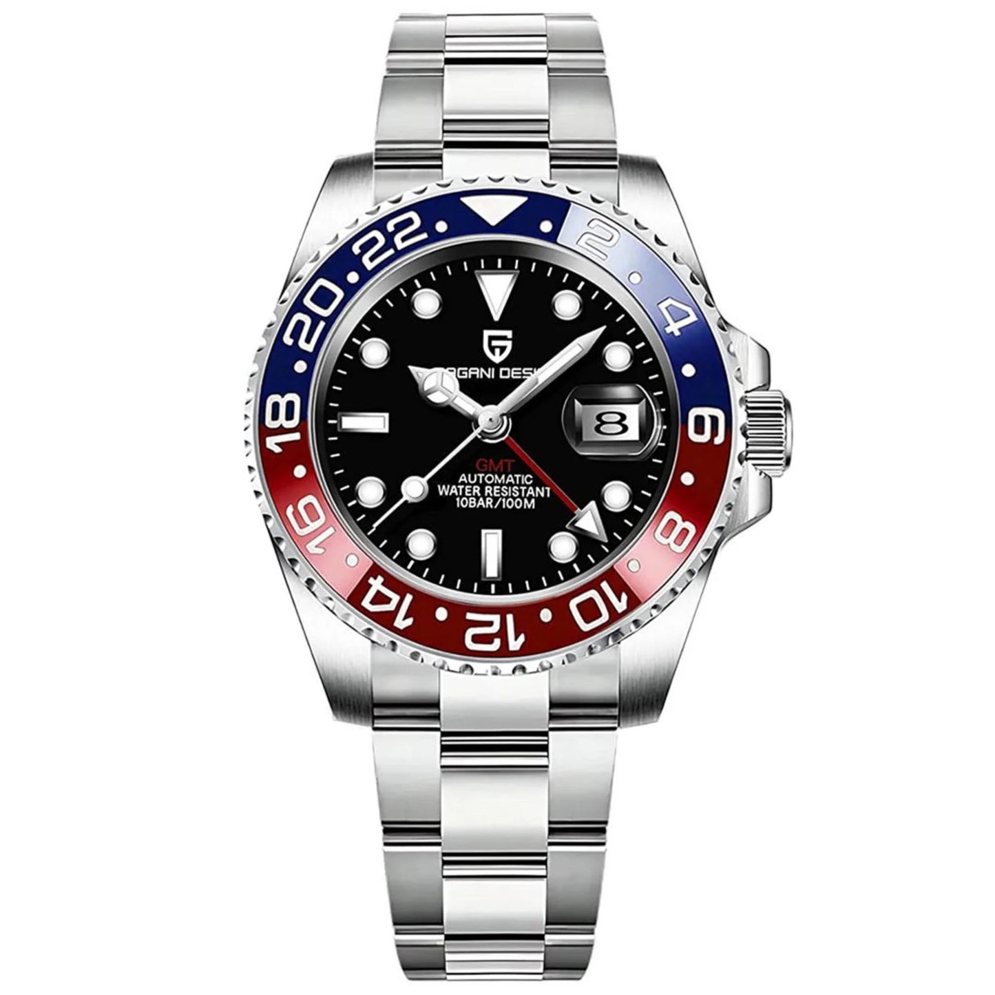 Reloj Automático PAGANI DESIGN GMT MASTER, PD-1662 - Coca Cola