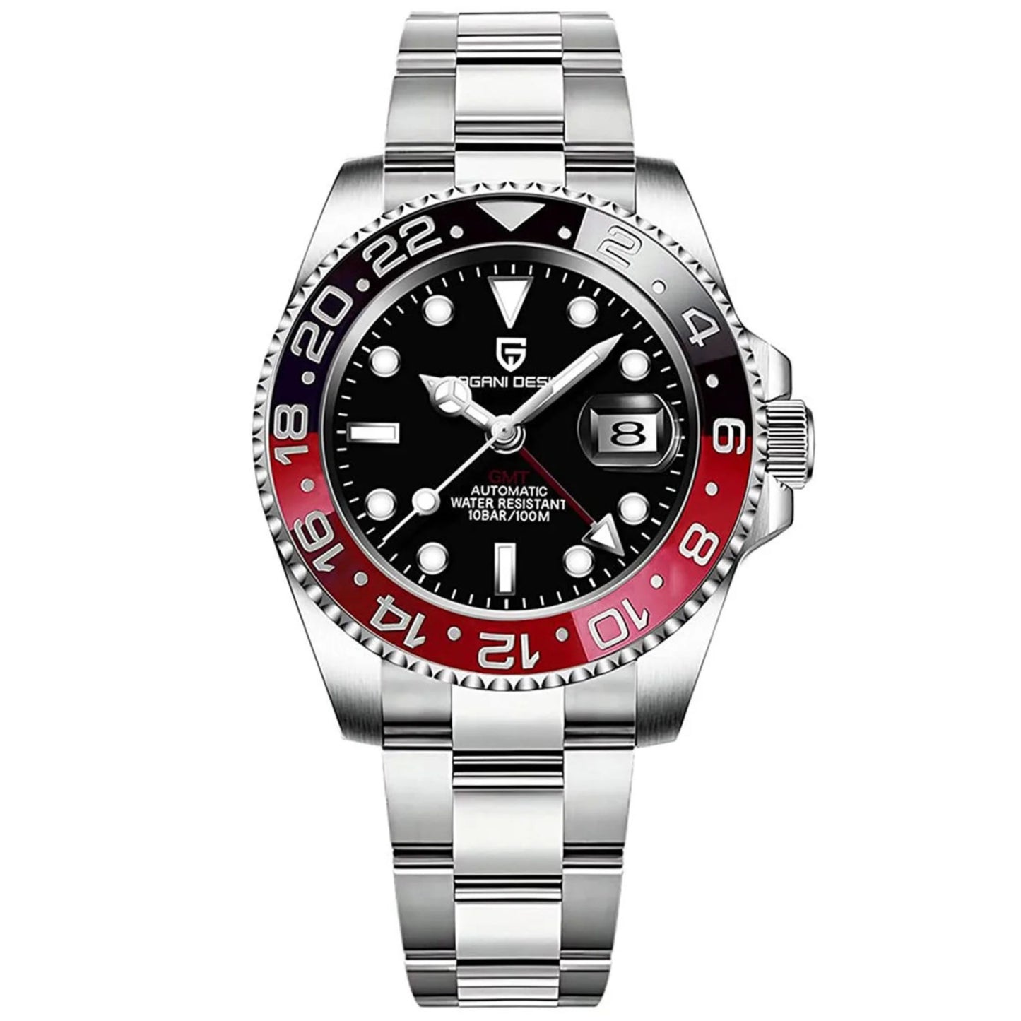 Reloj Automático PAGANI DESIGN GMT MASTER, PD-1662 - Coca Cola
