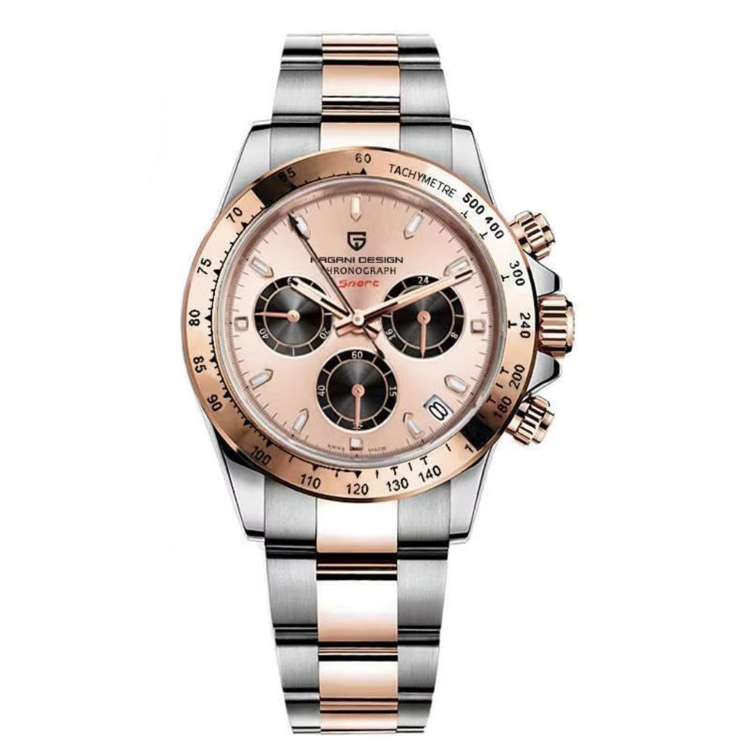 Reloj Cuarzo PAGANI DESIGN DAYTONA, PD-1644 - Oro Rosa
