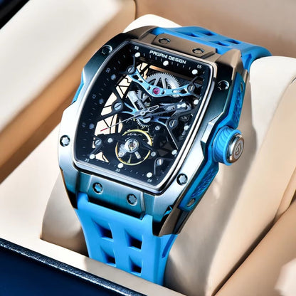 Reloj Automático PAGANI DESIGN RM, PD-YS018 - Azul Plata