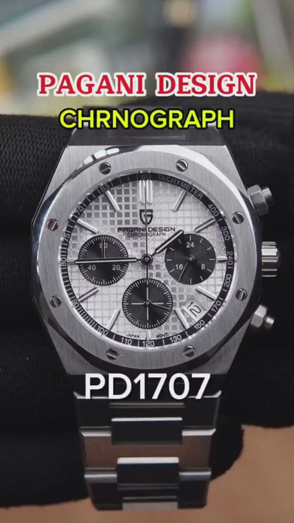 Reloj Cuarzo PAGANI DESIGN AP ROYAL OAK Cronógrafo, PD-1707 - Blanco
